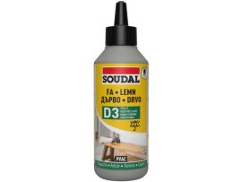 Лепило за дърво D3  65A 750мл SOUDAL Водоустойчиво