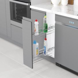 Кошница STARAX за бутилки и препарати 16 см плавно прибиране SOFT CLOSING