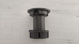 PVC Крак база 70 - 100 мм черен ситна резба