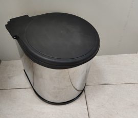 Кош за вграждане алуминиев черно - 11 L