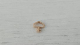 Уплътнение за врати , бежаво 10 mm