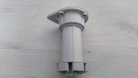PVC Крак база 100 - 160 мм СИВ BELSAN