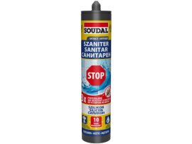 Санитарен силикон антрацит 280мл SOUDAL