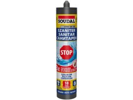 Санитарен силикон сив 280мл SOUDAL