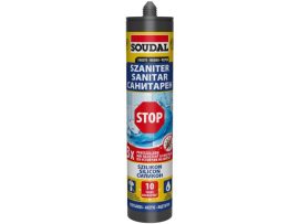 Санитарен силикон черен 280мл SOUDAL