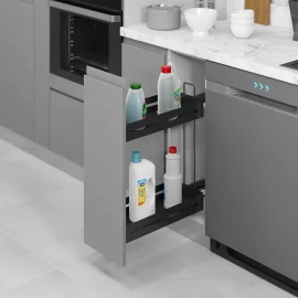 Кошница STARAX Unique Box за бутилки и препарати 16 см плавно прибиране BLUM SOFT CLOSING